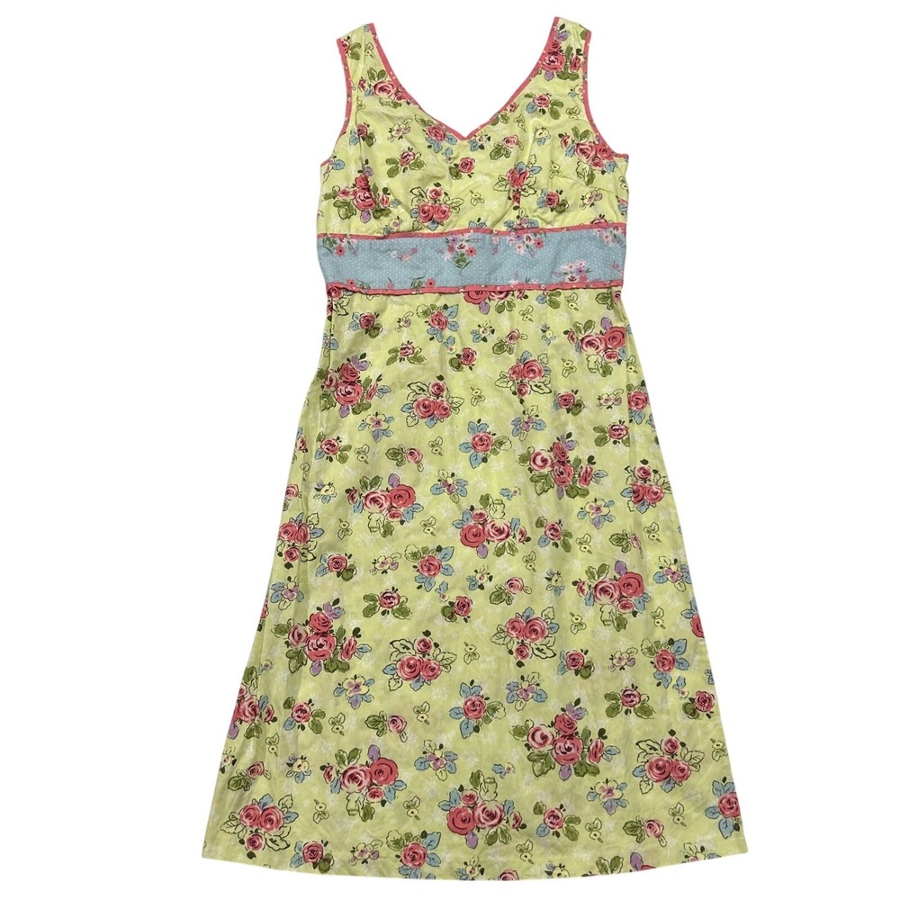 Hanna Andersson Size 8 Dress Midi Cottagecore Prarie Tea Party Feminine Dainty